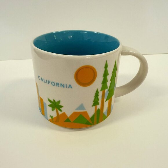 Starbucks You Are Here Collectible California Ceramic Coffee Cup Mug - Picture 1 of 4